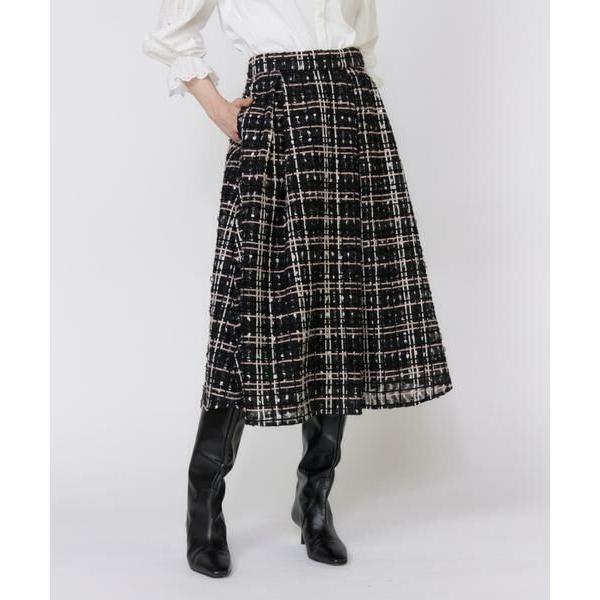 Maglie le cassetto / マーリエ ル カセット チュールチェックタックスカート