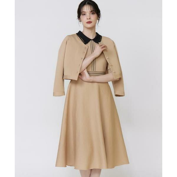 Maglie le cassetto / マーリエ ル カセット 《大きいサイズ》レース衿ニットワン...