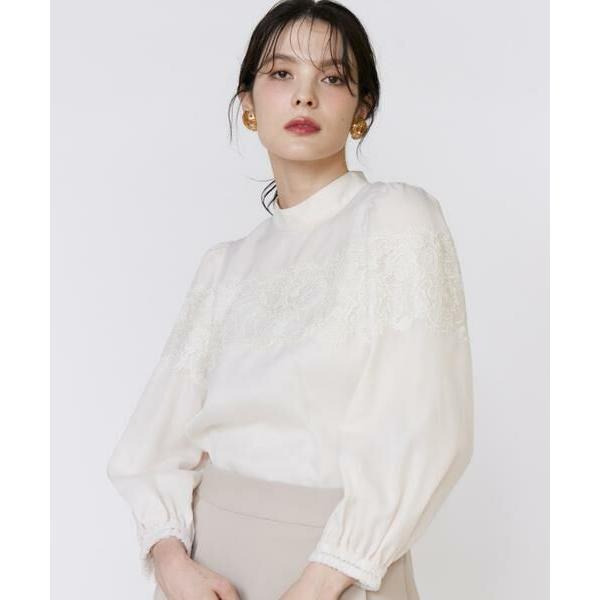 Maglie le cassetto / マーリエ ル カセット 《大きいサイズ》シアーレースブラウ...
