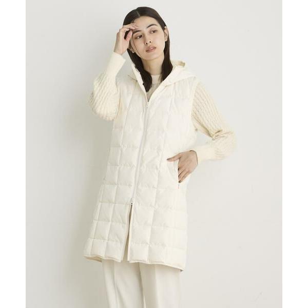 I.T.'S. international / イッツインターナショナル ロングフードダウンベスト《...