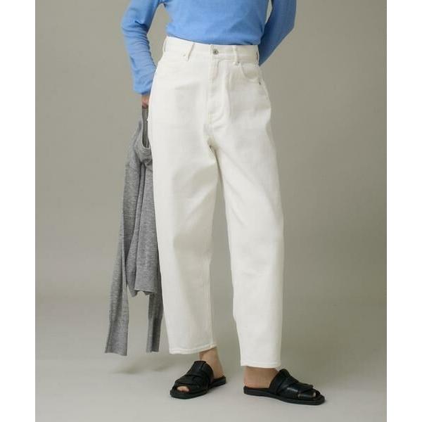 I.T.'S. international / イッツインターナショナル ホワイトデニムバレルレッグ...
