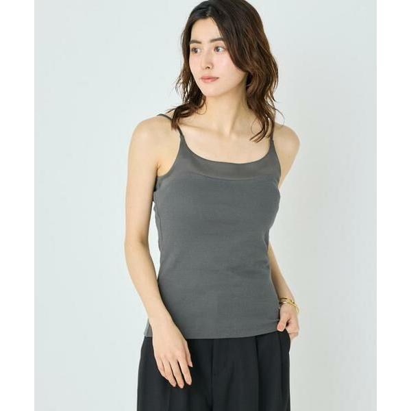 I.T.'S. international / イッツインターナショナル サテン切り替えキャミソール...