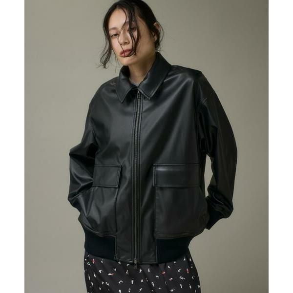 I.T.'S. international / イッツインターナショナル フェイクレザーブルゾン