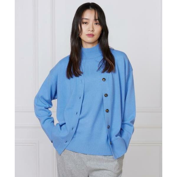 I.T.'S. international / イッツインターナショナル カシミヤ混Vネックカーディ...