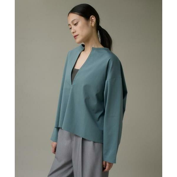 I.T.'S. international / イッツインターナショナル コットンポンチキーネックオ...