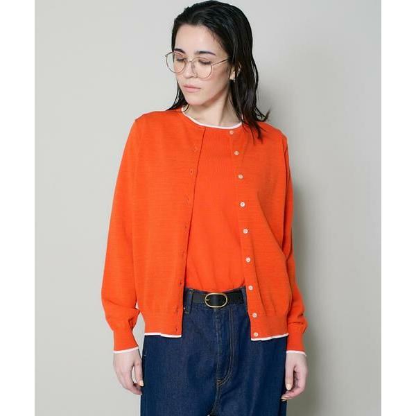 I.T.'S. international / イッツインターナショナル 配色クルーネックアンサンブ...