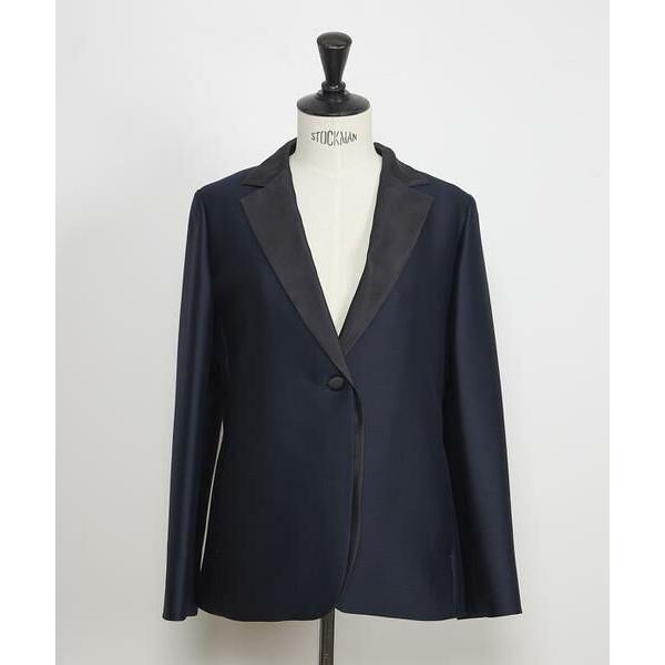 INED / イネド シルクウール替衿タキシードジャケット《la veille by SUPERIO...