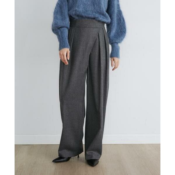 INED / イネド ウールサキソニーラップパンツ《la veille by SUPERIOR CL...