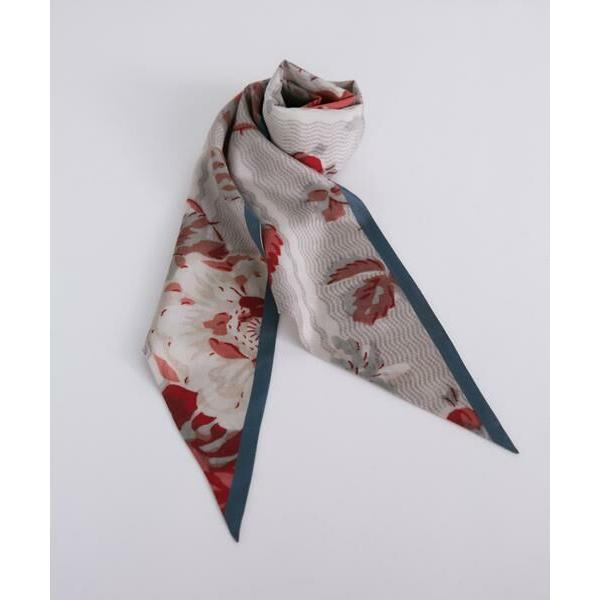 INED / イネド 《SUPERIOR CLOSET》Slim Grey Bloom Scarf《...