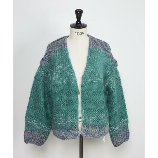 INED / イネド TICCA ハンドニットモヘアカーディガン TBDA-422