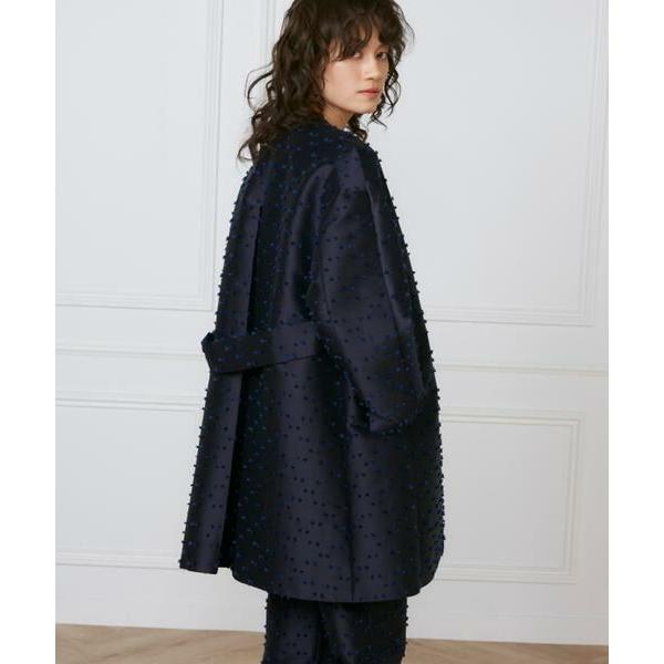 INED / イネド ノーカラーAラインコート《la veille by SUPERIOR CLOS...