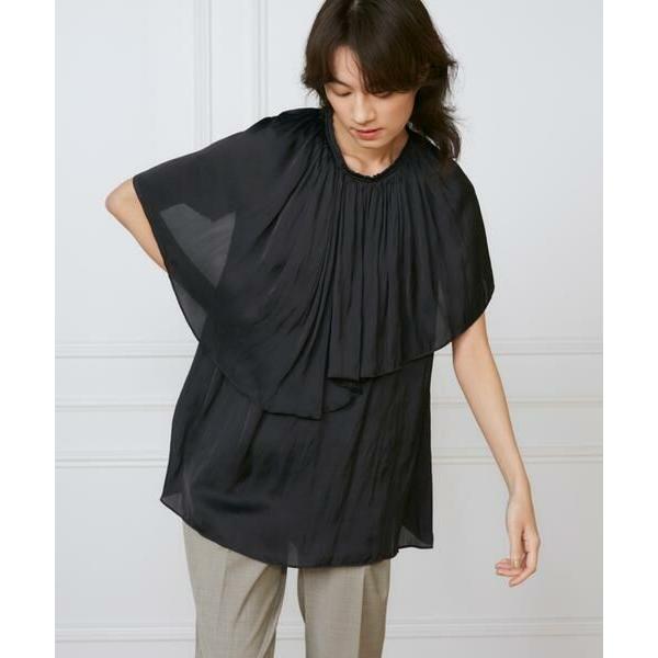 INED / イネド ケープカラーブラウス《la veille by SUPERIOR CLOSET...