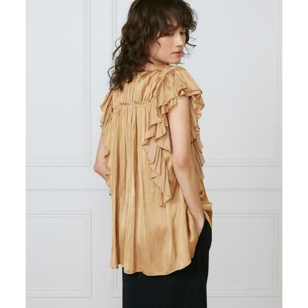 INED / イネド フラッタースリーブブラウス《la veille by SUPERIOR CLO...