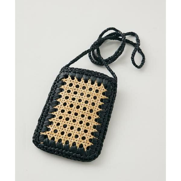 INED / イネド 《FAVORITE》ラフィアフォーンバッグ《CATERINA BERTINI》