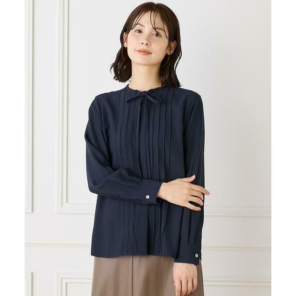 INED / イネド ピンタックボウタイブラウス