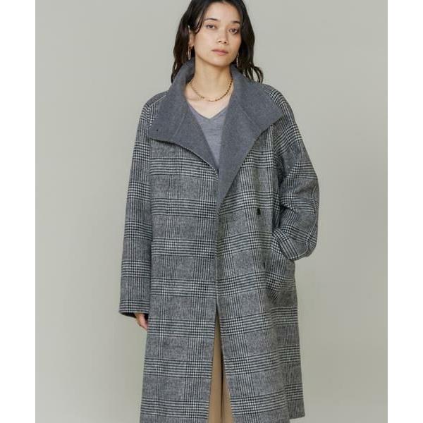 INED / イネド スタンドカラーコート　