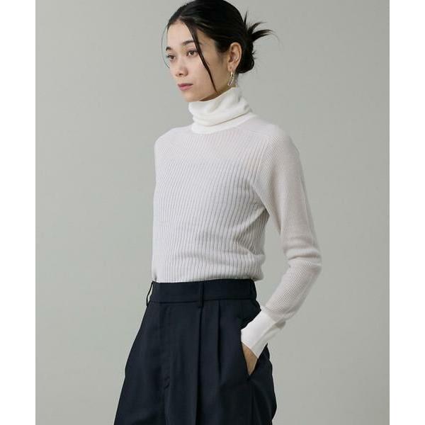 INED / イネド リブタートルニット《Cuoo》