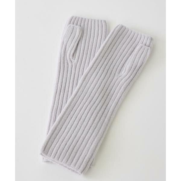 INED / イネド ミドルゲージカシミヤ リブアームウォーマー《ASAUCE MELER》