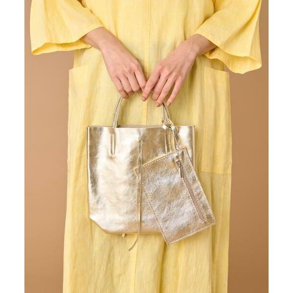 INED / イネド メタリックミニトートバッグ《MILLELA FIRENZE》