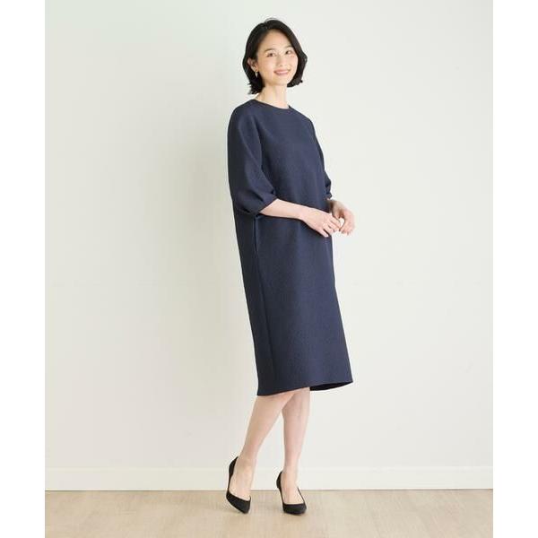 7-IDconcept / セブンアイディーコンセプト 《大きいサイズ》フクレジャカードワンピース