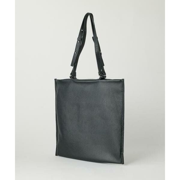 7-IDconcept / セブンアイディーコンセプト カウレザーシンプルデザイン薄マチトート