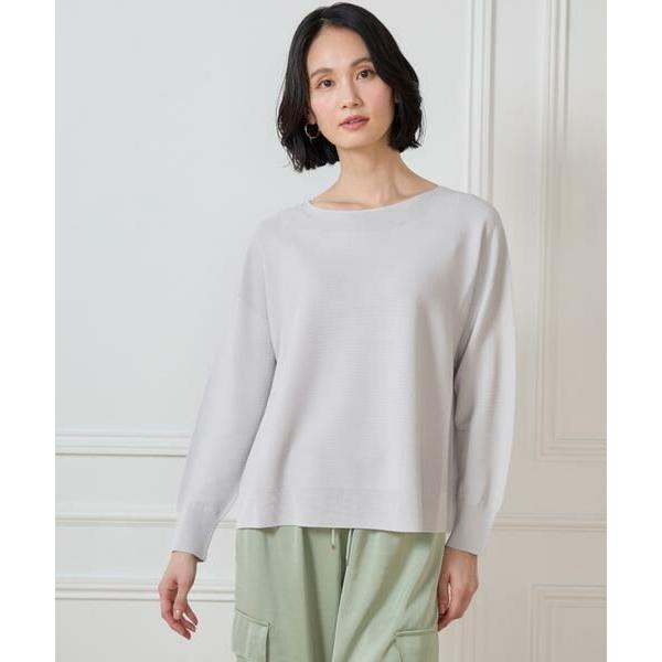 7-IDconcept / セブンアイディーコンセプト 《大きいサイズ》 ホールガーメントボートネッ...