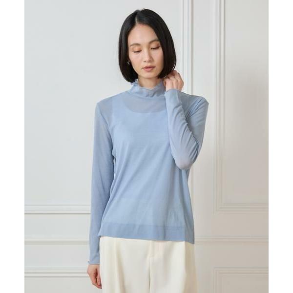 7-IDconcept / セブンアイディーコンセプト シアーハイネックプルオーバー