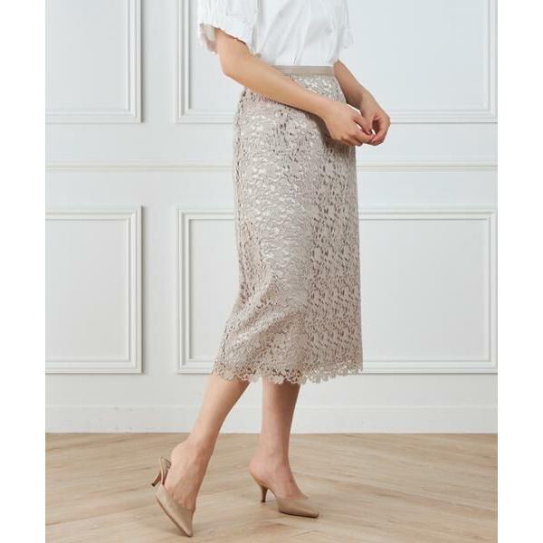 7-IDconcept / セブンアイディーコンセプト レースセミタイトスカート