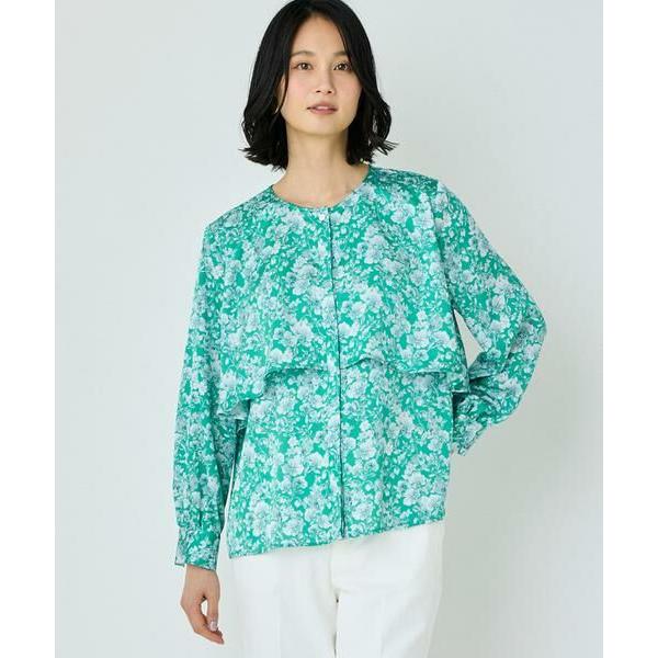 7-IDconcept / セブンアイディーコンセプト ケープディテールブラウス