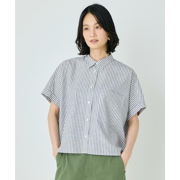 7-IDconcept / セブンアイディーコンセプト 《大きいサイズ》シャツカラーワイドシルエット...