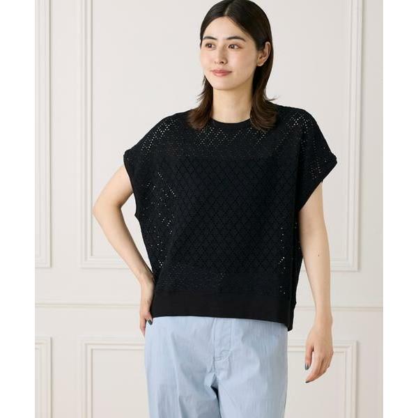 7-IDconcept / セブンアイディーコンセプト 《大きいサイズ》アイレット天竺カットプルオー...