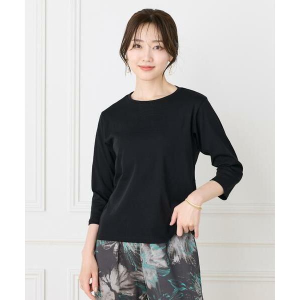 7-IDconcept / セブンアイディーコンセプト 《大きいサイズ》7分袖Tシャツ《日本製》