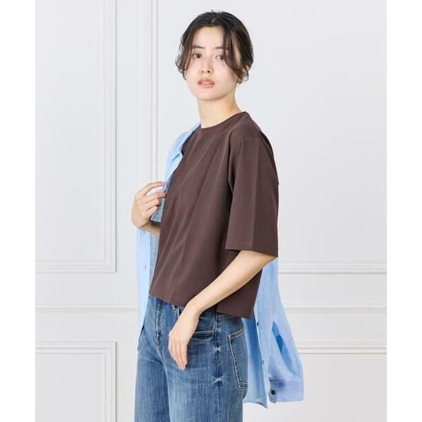 7-IDconcept / セブンアイディーコンセプト 《大きいサイズ》 5分袖Tシャツ《UVカット...
