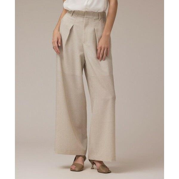 GRACE CONTINENTAL / グレースコンチネンタル カラミタックワイドパンツ