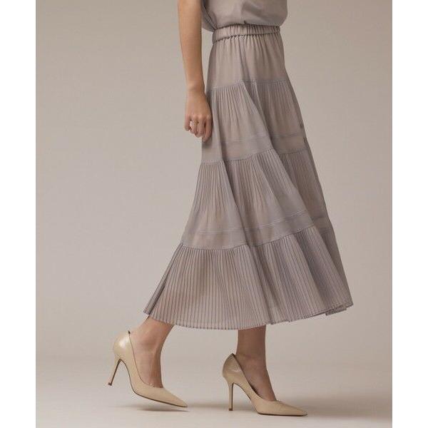 GRACE CONTINENTAL / グレースコンチネンタル プリーツティアードスカート