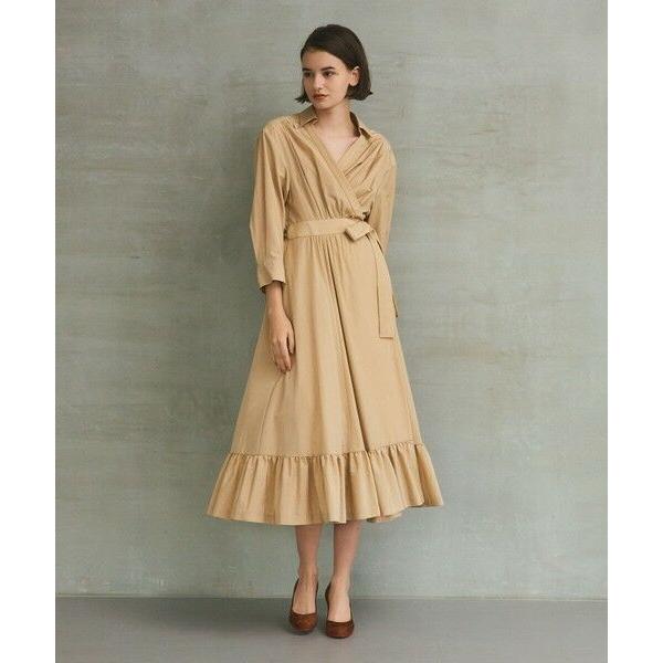 GRACE CONTINENTAL / グレースコンチネンタル カシュクールシャツワンピース