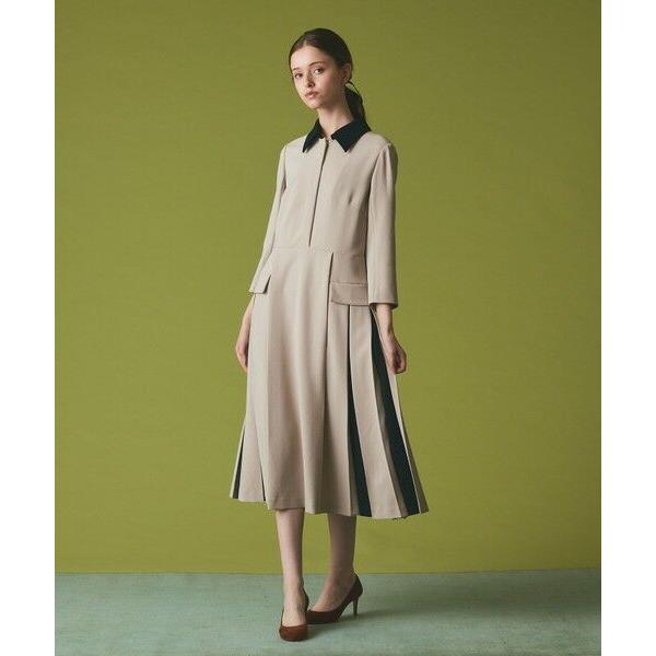 GRACE CONTINENTAL / グレースコンチネンタル クレリックバイカラーワンピース