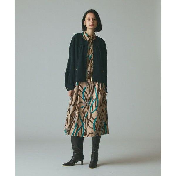 GRACE CONTINENTAL / グレースコンチネンタル ベルトプリントシャツドレス