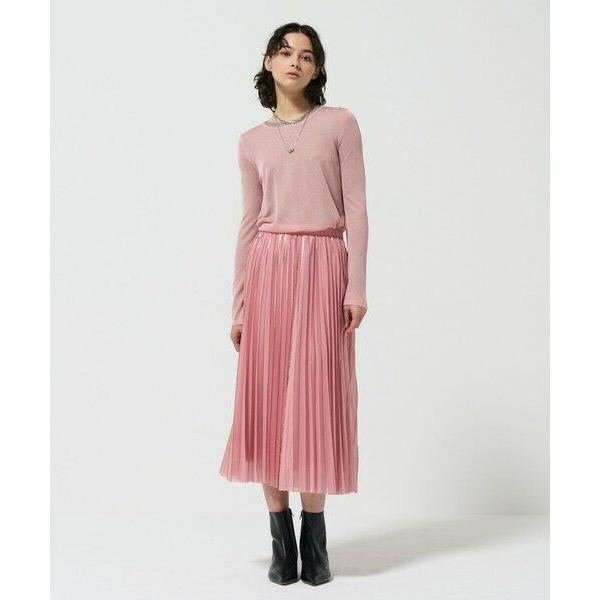 GRACE CONTINENTAL / グレースコンチネンタル フォイルラインプリーツスカート