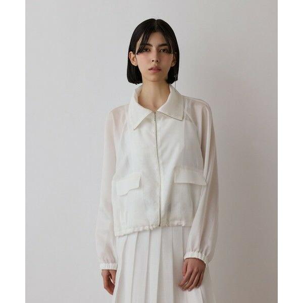 GRACE CONTINENTAL / グレースコンチネンタル ブライトメッシュブルゾン