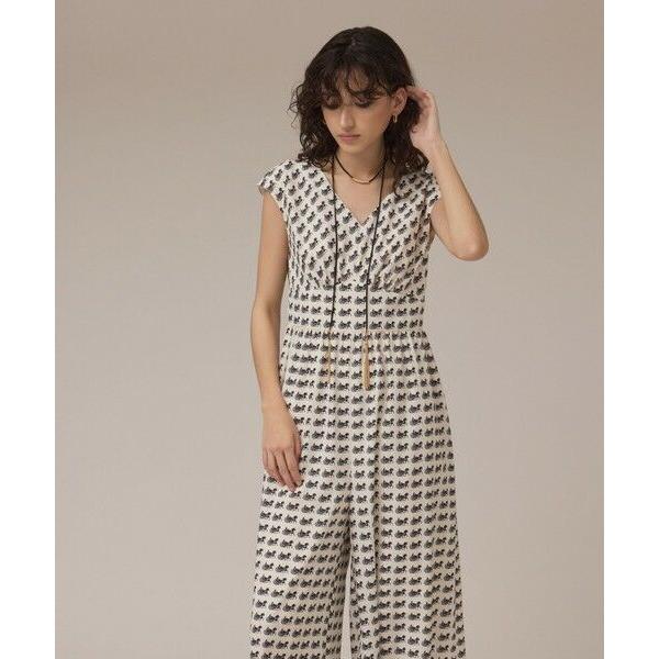 GRACE CONTINENTAL / グレースコンチネンタル ホースプリントサロペット