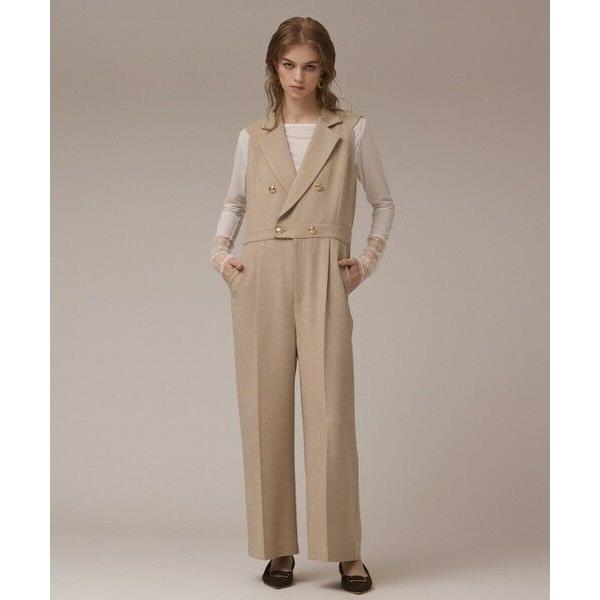 GRACE CONTINENTAL / グレースコンチネンタル ツイードテーラーサロペット