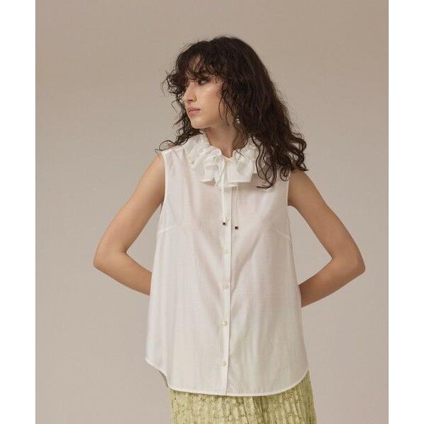 GRACE CONTINENTAL / グレースコンチネンタル マルチフリルノースリーブブラウス