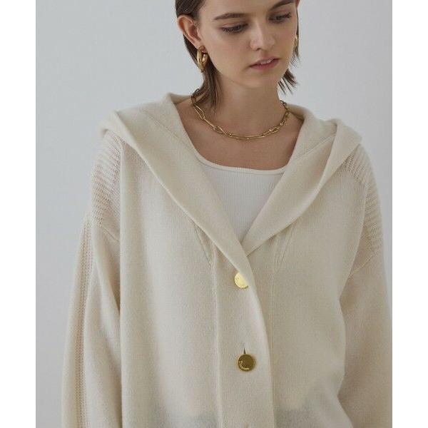 GRACE CONTINENTAL / グレースコンチネンタル ウールフードニットカーディガン