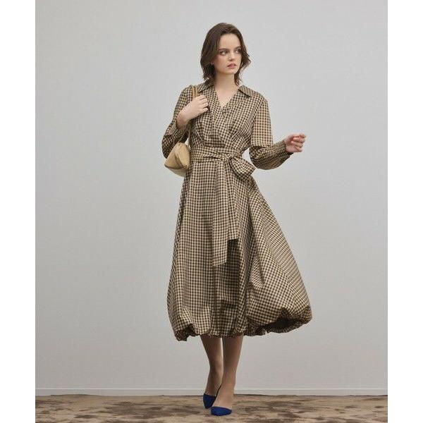 GRACE CONTINENTAL / グレースコンチネンタル カシュクールバルーンワンピース