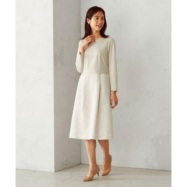 COMME CA ISM / コムサイズム 【セットアップ対応】 ラメツイード ワンピース