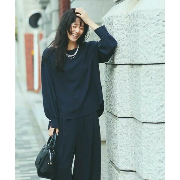 COMME CA ISM / コムサイズム 【宮城舞さん着用】【セットアップ対応】ポリエステルツイル...