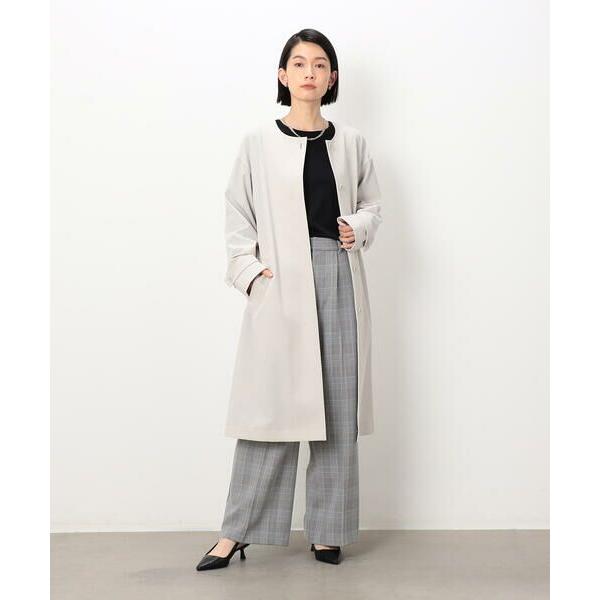COMME CA ISM / コムサイズム ノーカラーコート