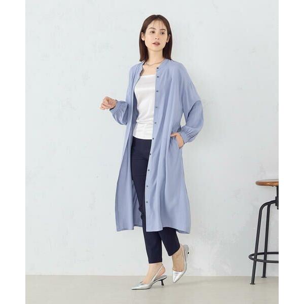 COMME CA ISM / コムサイズム コットンライクレーヨン　シャツワンピース