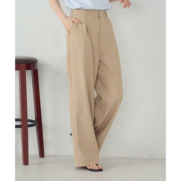 COMME CA ISM / コムサイズム 【美しいベーシックパンツ】裏メッシュ チノパンツ